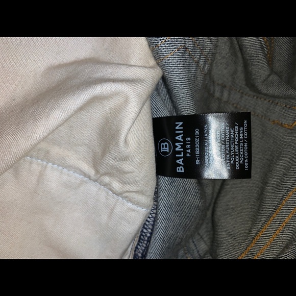 Balmain Logo Slim Jeans With Box - Picture 8 of 14